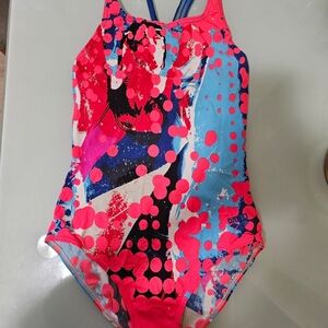 Barena Women's One Piece - Pink and Blue Pattern